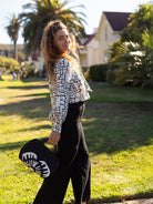 ALESSANDRA blouse Pebbles Ivory - Lesley Evers - Black - Shop - Shop/All Products