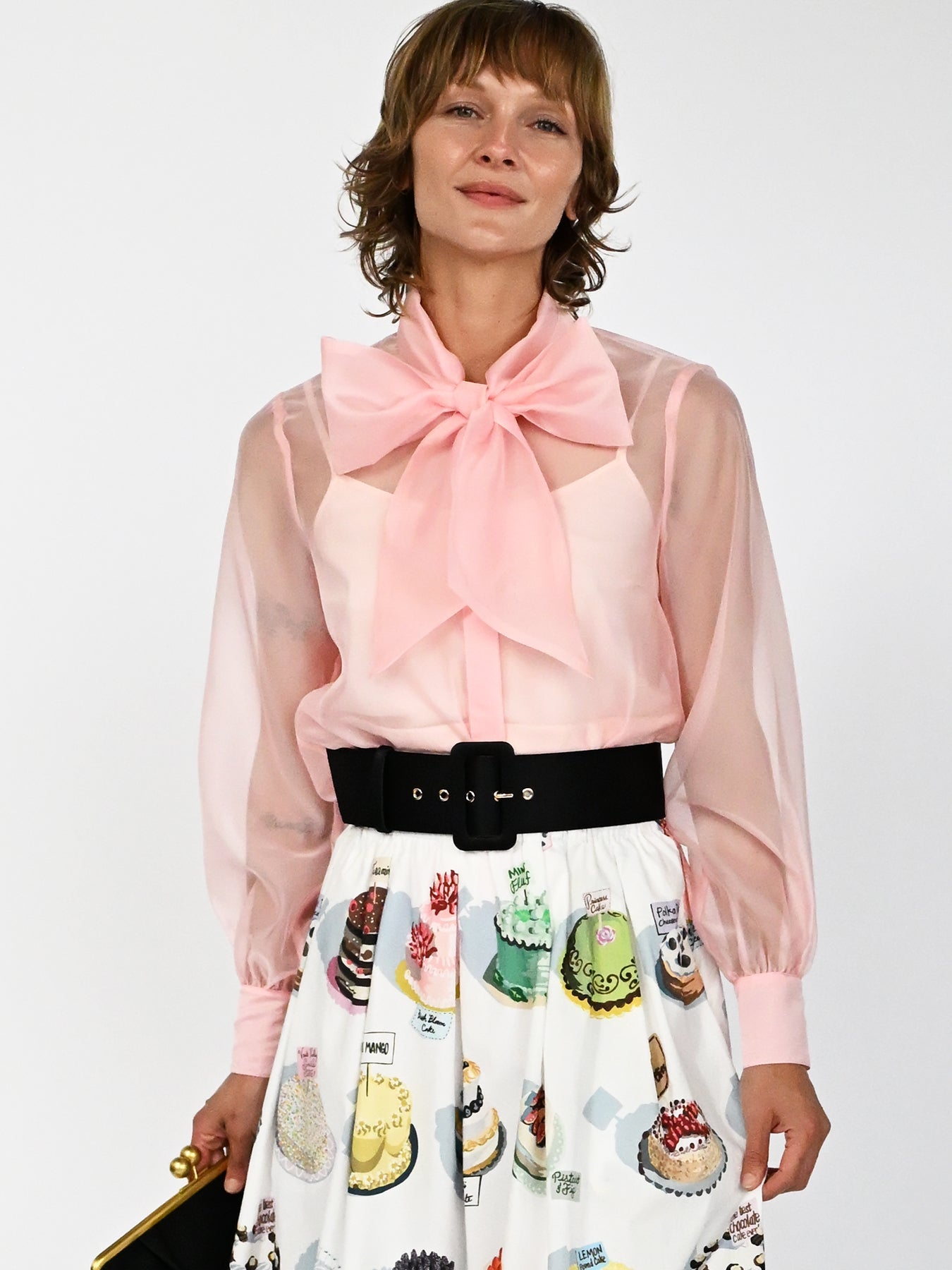 ALESSANDRA blouse Pink Organza - Lesley Evers-Black-Shop-Shop/All Products
