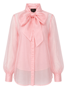 ALESSANDRA blouse Pink Organza - Lesley Evers-Black-Shop-Shop/All Products