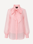 ALESSANDRA blouse Pink Organza - Lesley Evers-Black-Shop-Shop/All Products