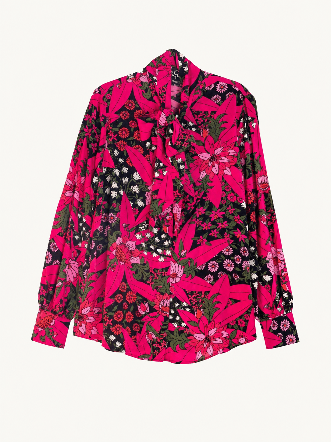 ALESSANDRA blouse Splendor Red - Lesley Evers-Black-Shop-Shop/All Products
