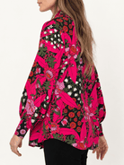 ALESSANDRA blouse Splendor Red - Lesley Evers-Black-Shop-Shop/All Products