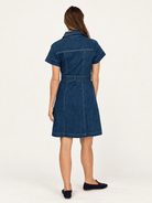 ALEXA dress Indigo Denim - Lesley Evers-denim-Dress-Shop