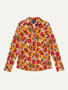ALICE blouse Cosmos Orange - Lesley Evers-alice-Button Top-clothing