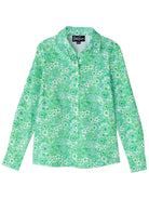 ALICE blouse Flower Patch Green - Lesley Evers - alice - Button Top - clothing