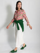 ALICE blouse Mod Blossoms Pink - Lesley Evers - alice - Button Top - clothing