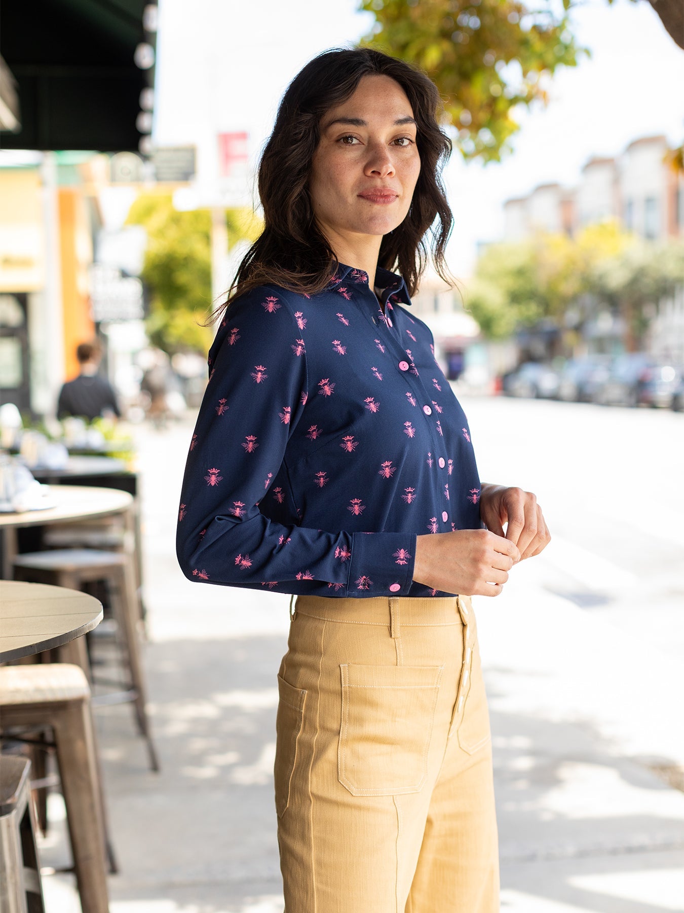 ALICE blouse Queen Bee – Lesley Evers