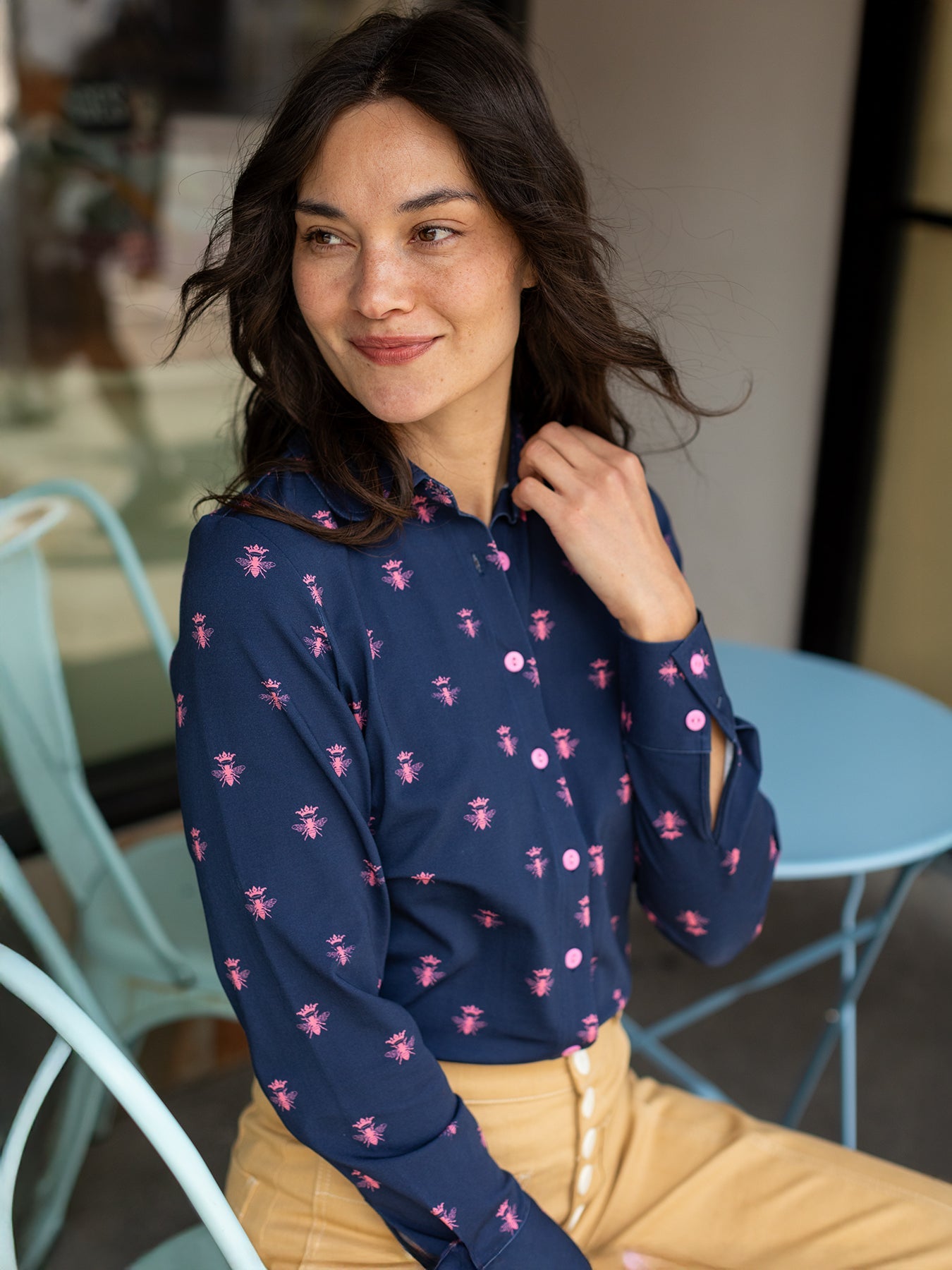 ALICE blouse Queen Bee – Lesley Evers