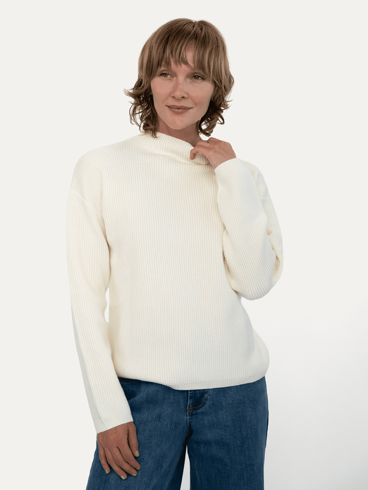 ALYSSA sweater Ivory - Lesley Evers-new-Shop-Shop/All Products