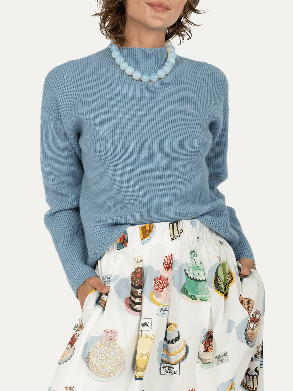 ALYSSA sweater Soft Blue - Lesley Evers-new-Shop-Shop/All Products