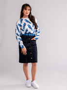 AMELIA sweater Blue Jays - Lesley Evers - Best Seller - Shop - Shop/All Products