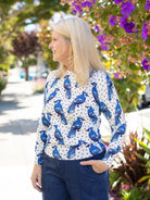 AMELIA sweater Blue Jays - Lesley Evers - Best Seller - Shop - Shop/All Products