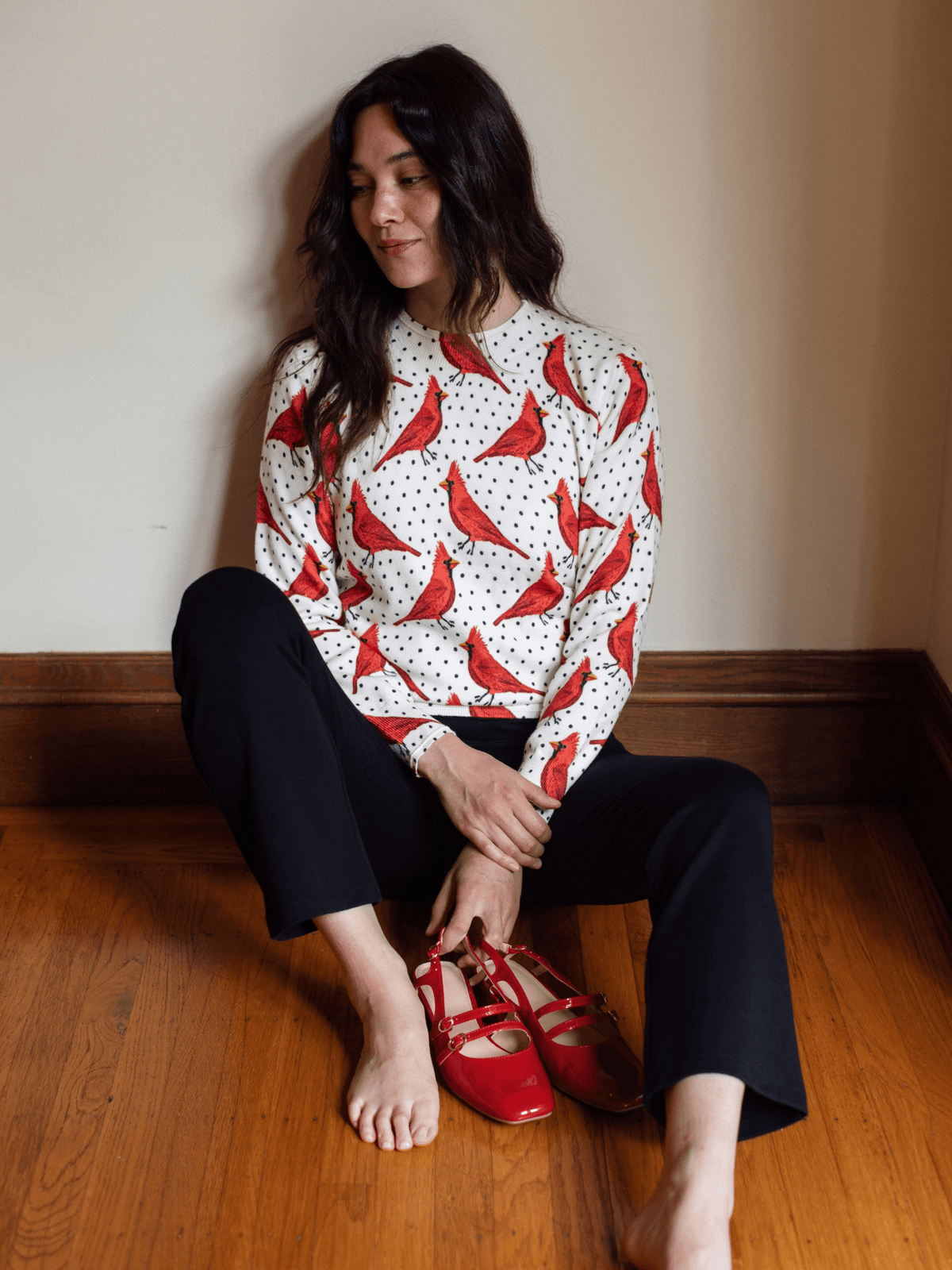 AMELIA sweater Cardinals - Lesley Evers-New Arrivals-Shop-Shop/All Products