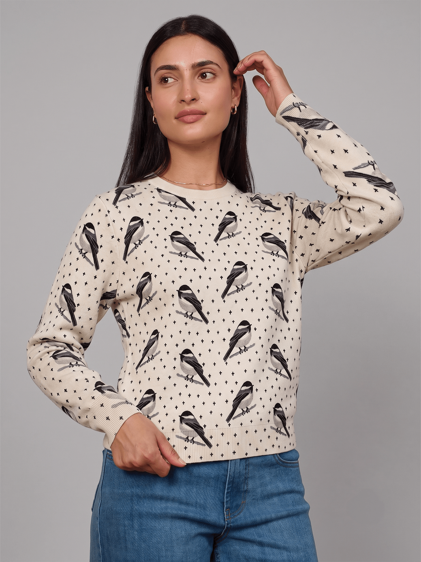 AMELIA sweater Chickadee - Lesley Evers-New Arrivals-Shop-Shop/All Products