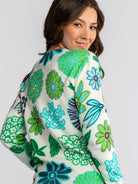 AMELIA sweater Dazzle Flower Blue - Lesley Evers - Best Seller - Shop - Shop/All Products