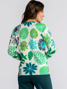 AMELIA sweater Dazzle Flower Blue - Lesley Evers - Best Seller - Shop - Shop/All Products