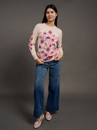 AMELIA sweater Doves Pink - Lesley Evers - new - Shop - Shop/All Products