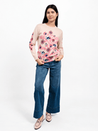 AMELIA sweater Doves Pink - Lesley Evers-new-Shop-Shop/All Products