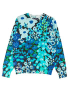 AMELIA sweater Garden Party Blue - Lesley Evers - Shop - Shop/All Products - Shop/Separates