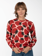 AMELIA sweater Strawberries - Lesley Evers-Shop-Shop/All Products-Shop/Separates