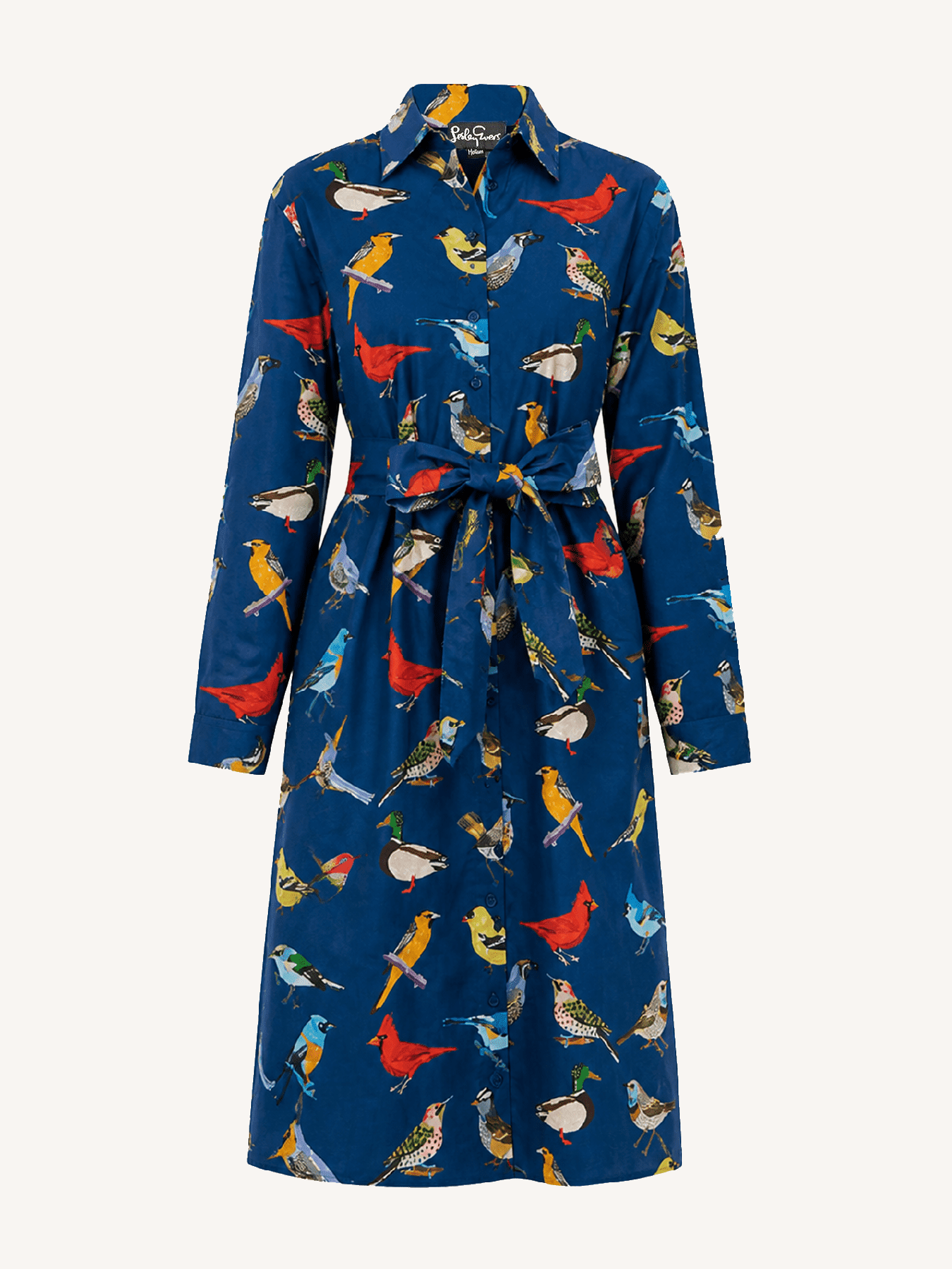 AMY dress Navy Birds - Lesley Evers-new arrival-Shop-Shop/All Products