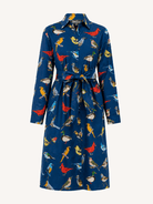 AMY dress Navy Birds - Lesley Evers-new arrival-Shop-Shop/All Products