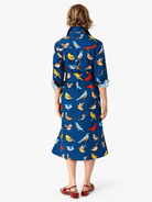 AMY dress Navy Birds - Lesley Evers-new arrival-Shop-Shop/All Products