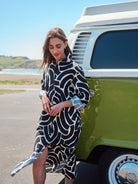 AMY dress Swoops Black - Lesley Evers-Shop-Shop/All Products-Shop/Dresses