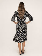 AMY dress Swoops Black - Lesley Evers-Shop-Shop/All Products-Shop/Dresses