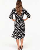 AMY dress Swoops Black - Lesley Evers-Shop-Shop/All Products-Shop/Dresses