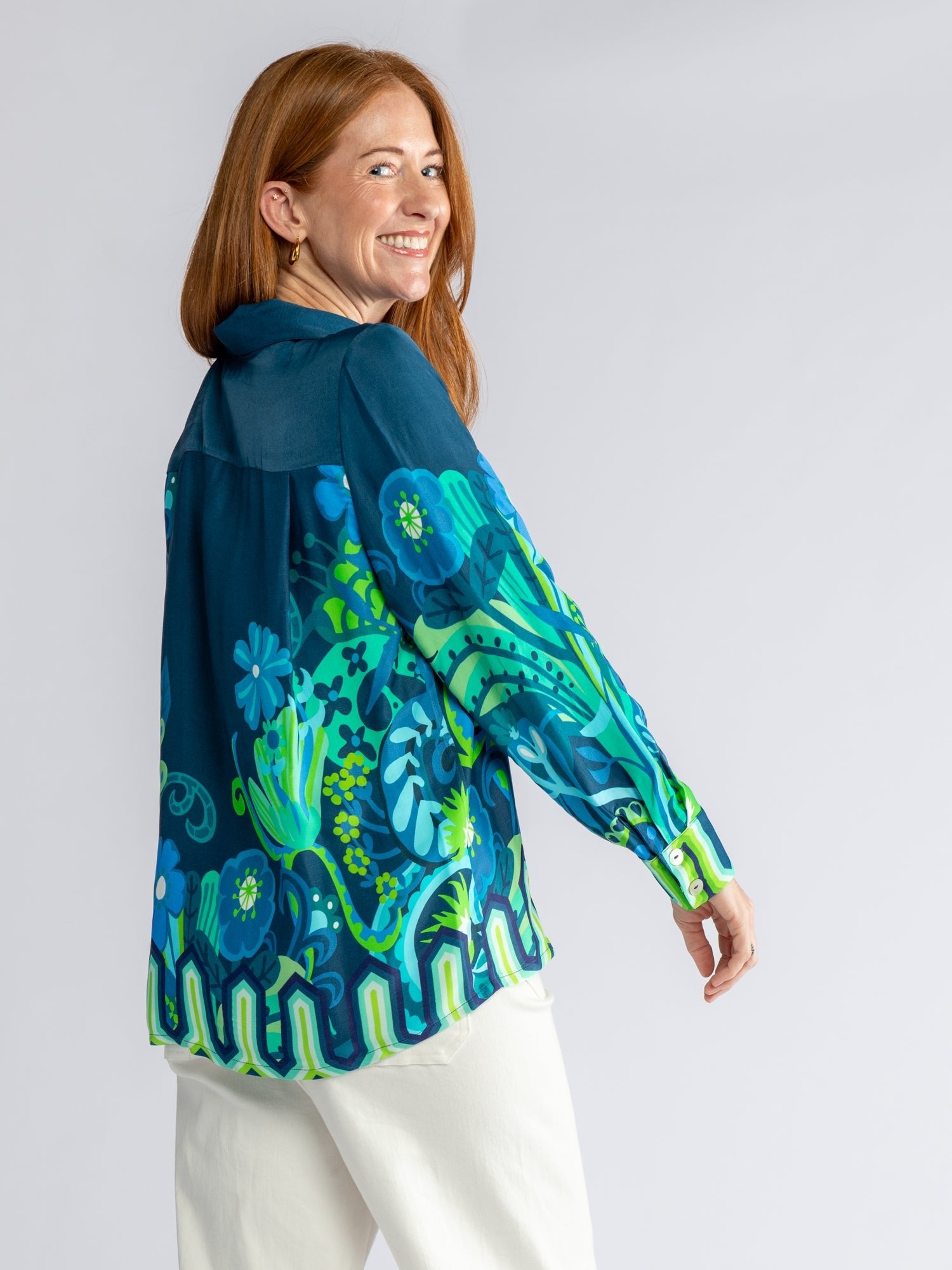 ANAYA blouse Bonanza Blue - Lesley Evers - Shop - Shop/All Products - Shop/New Arrivals