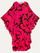 ARABELLA dress Filigree Pink - Lesley Evers-arabella-Black-Dress