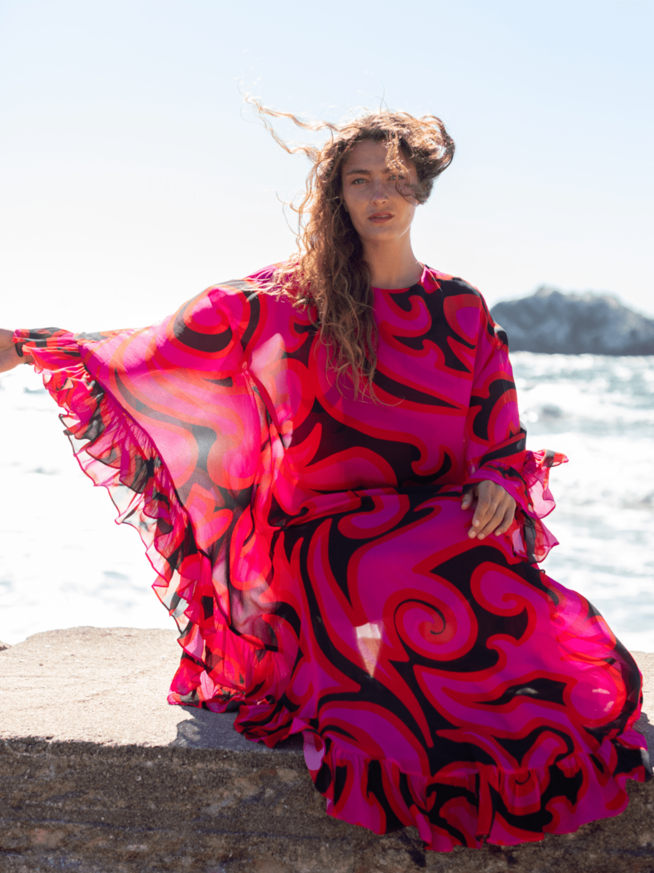 ARABELLA dress Filigree Pink - Lesley Evers - arabella - Black - Dress