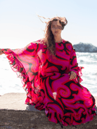 ARABELLA dress Filigree Pink - Lesley Evers - arabella - Black - Dress