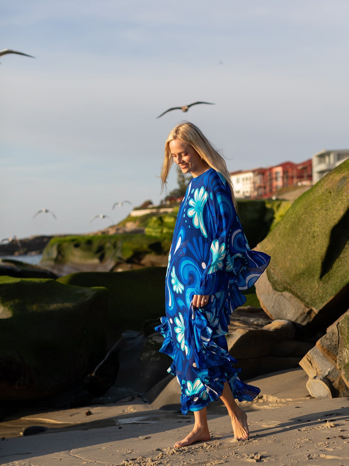 ARABELLA dress Harmony Blue – Lesley Evers
