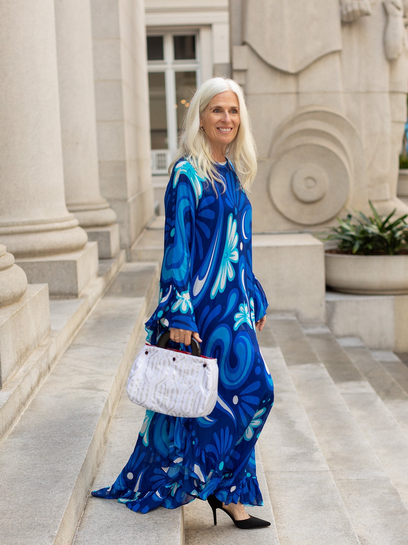 ARABELLA dress Harmony Blue – Lesley Evers