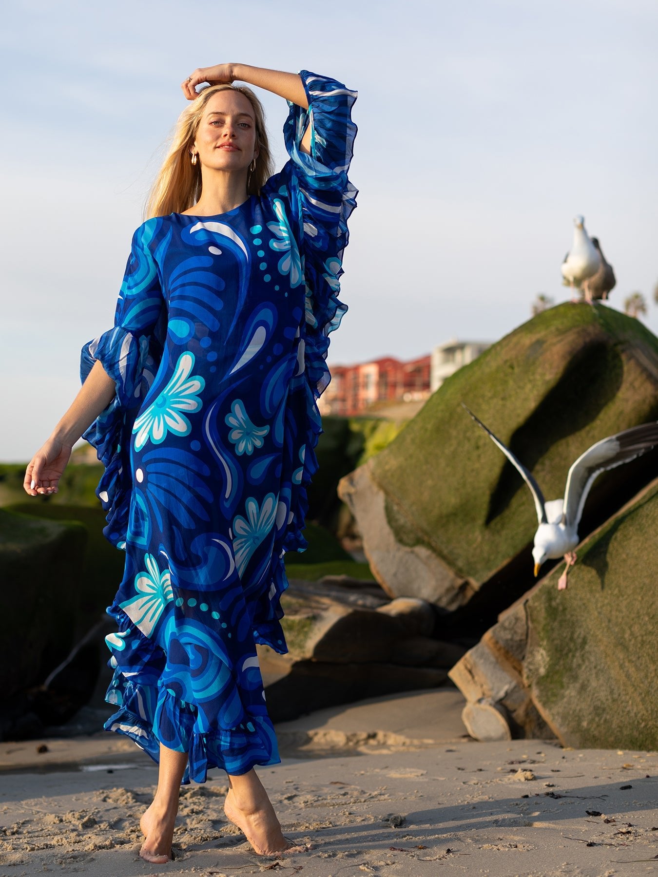 ARABELLA dress Harmony Blue – Lesley Evers