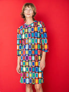 ARDEN dress Palette - Lesley Evers-ARDEN-Dress-Knee Length Dress