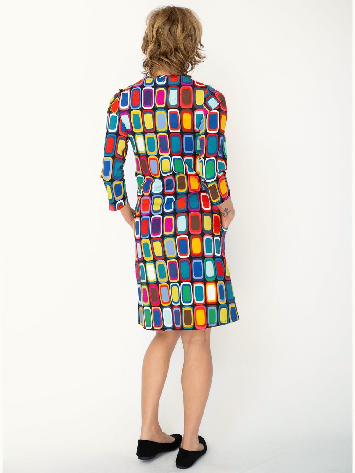 ARDEN dress Palette - Lesley Evers-ARDEN-Dress-Knee Length Dress