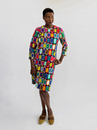 ARDEN dress Palette - Lesley Evers-ARDEN-Dress-Knee Length Dress