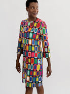 ARDEN dress Palette - Lesley Evers-ARDEN-Dress-Knee Length Dress