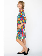 ARDEN dress Palette - Lesley Evers-ARDEN-Dress-Knee Length Dress