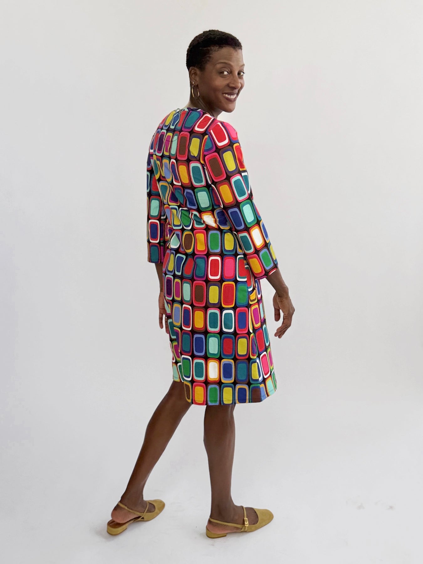 ARDEN dress Palette - Lesley Evers-ARDEN-Dress-Knee Length Dress