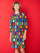 ARDEN dress Palette - Lesley Evers-ARDEN-Dress-Knee Length Dress