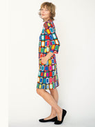 ARDEN dress Palette - Lesley Evers-ARDEN-Dress-Knee Length Dress