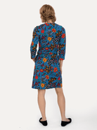 ARDEN dress Splendor Teal - Lesley Evers-ARDEN-Dress-Knee Length Dress