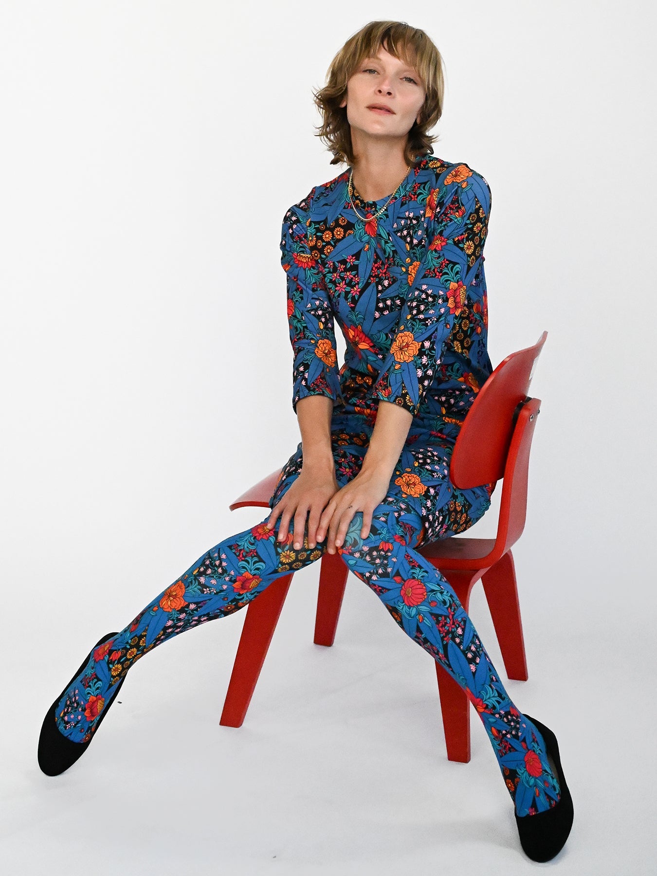 ARDEN dress Splendor Teal - Lesley Evers-ARDEN-Dress-Knee Length Dress