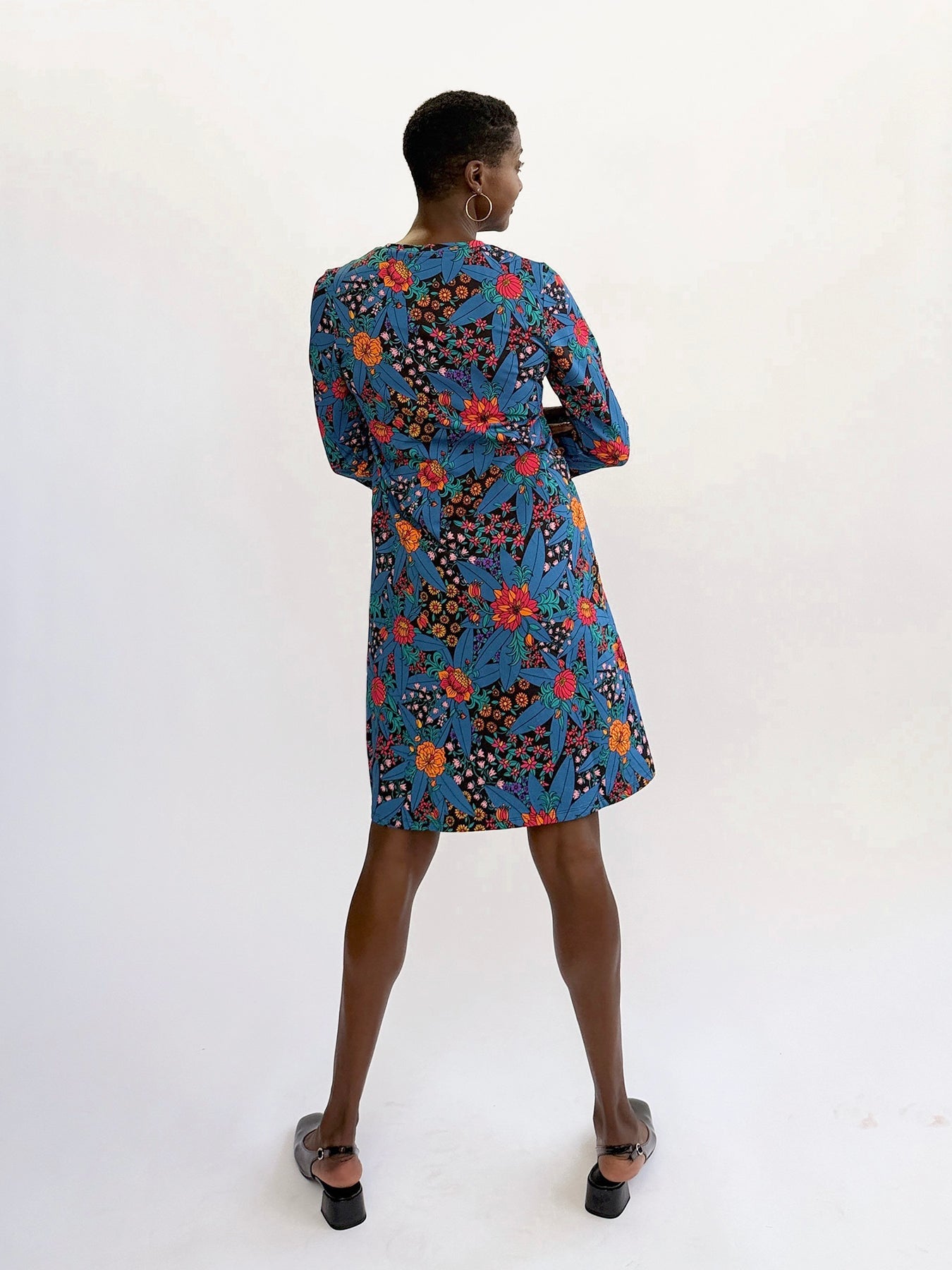 ARDEN dress Splendor Teal - Lesley Evers-ARDEN-Dress-Knee Length Dress