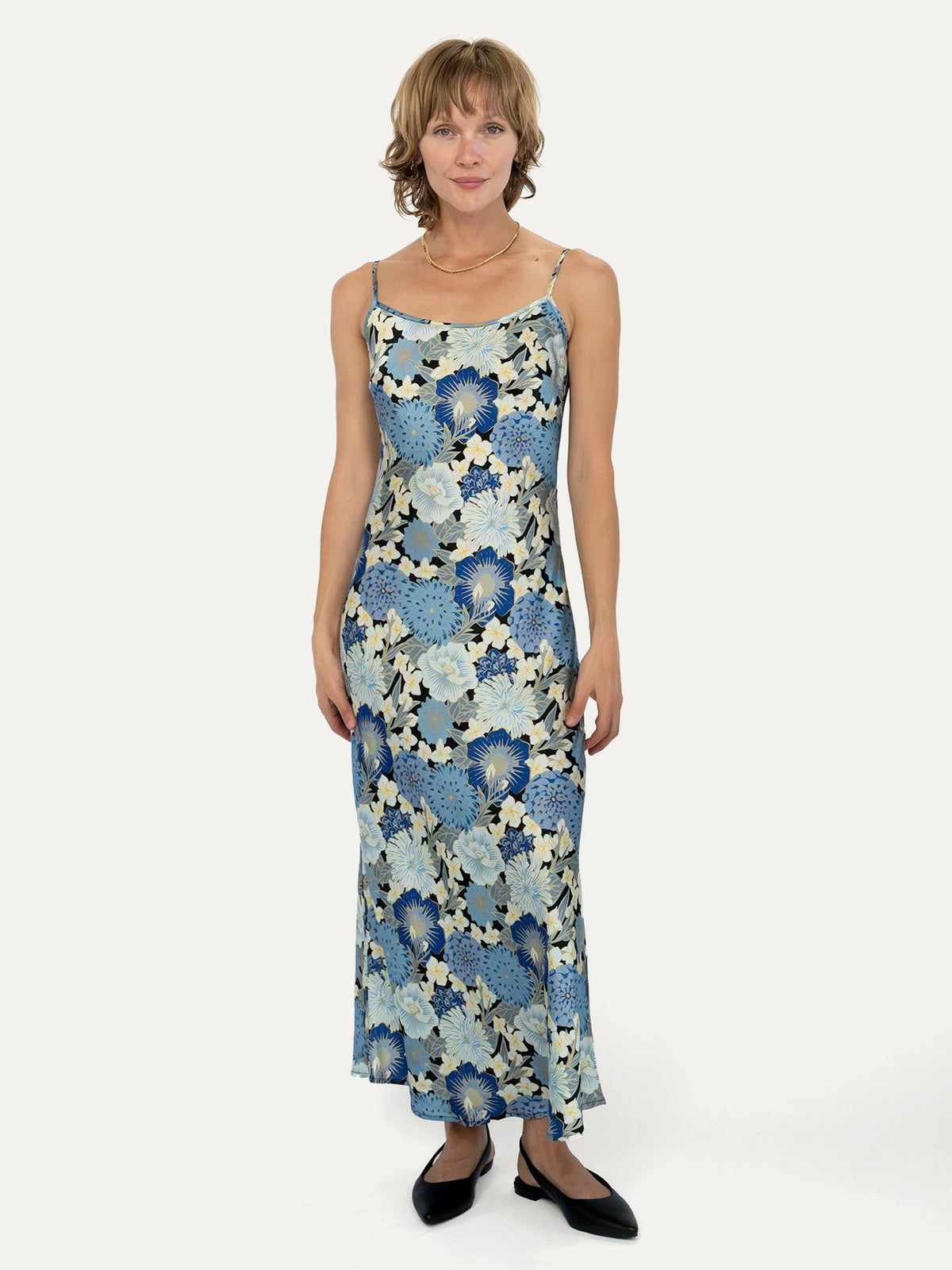 ARIANNA dress Poetry Blue - Lesley Evers-dress-new-