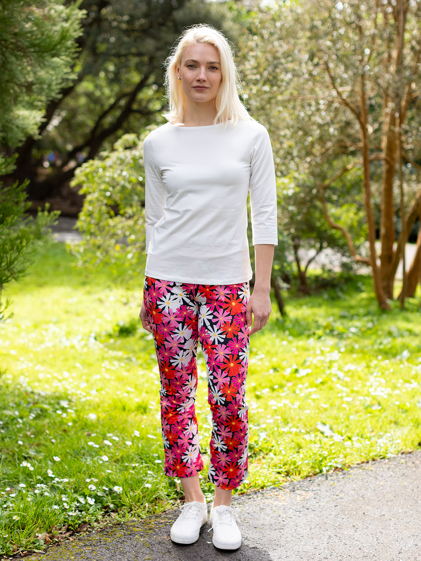 AUDREY pant Asters Pink - Lesley Evers - audrey - audrey fall25 - Bottoms